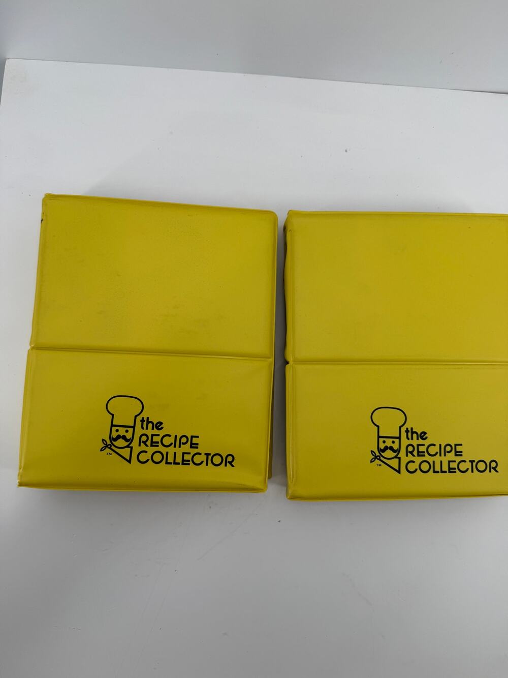 Vintage Favorite Recipes Cookbook Binders Lot Yellow Recipe Cards Family Recipes